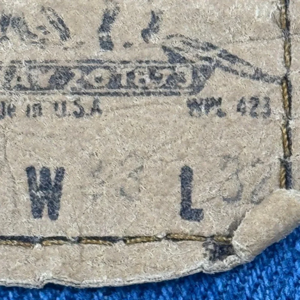 Vintage Levis 509 Orange Tab Jeans Mens 33x32 Medium Wash Straight‎ Leg 1970's